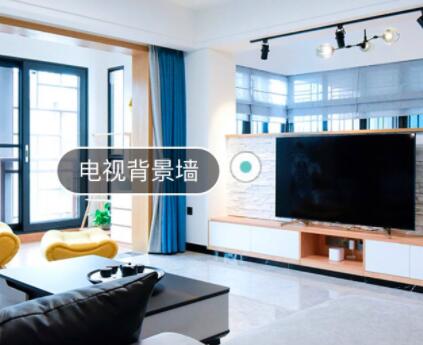 现代风格电视背景墙